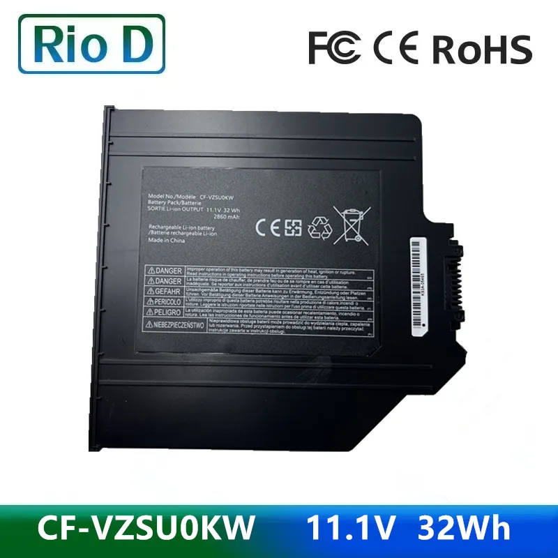 

CF-VZSU0KW 11,1 В 32 Втч 2860 мАч Новый аккумулятор для ноутбука Panasonic Drive CF-VZSU0PW CF-VZSU0PR CF-VZSU0LW CF-54