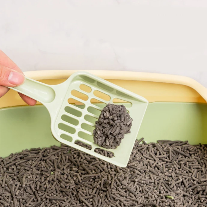 Cat Litter Scoop Sifting Shovel for Clumping Cat Litter, Pet Waste Cleaning Tool, Small Animal Bedding Scoop for Hamster Mouse C