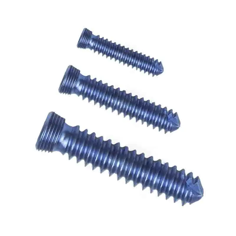 Auto-tapping Titanium Lock Parafusos para Pequenos Animais e Animais de Estimação Cap 1.5 2.0 2.4 2.7 3.5 10 Pcs