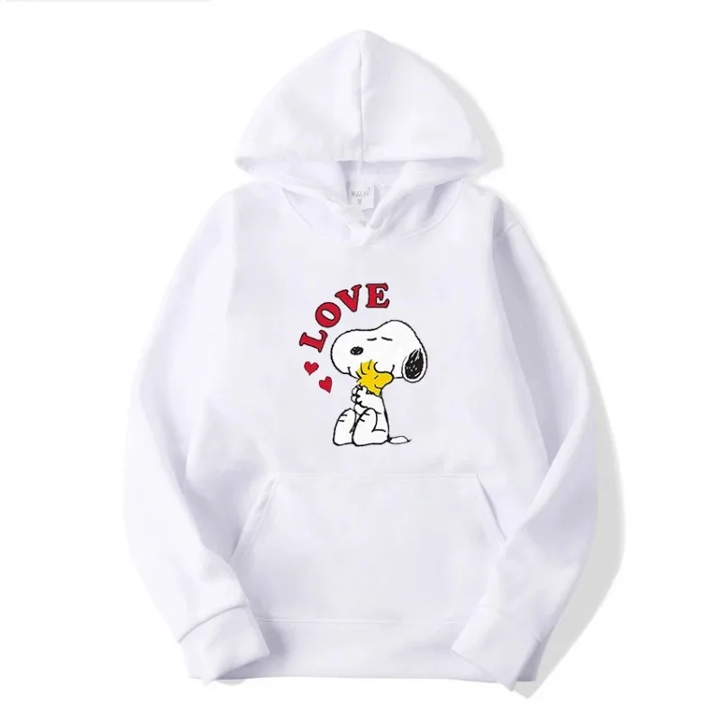 2024 moda masculina hoodie bonito disney snoopy charlie marrom solto topo plus size masculino hip hop streetwear outono e inverno