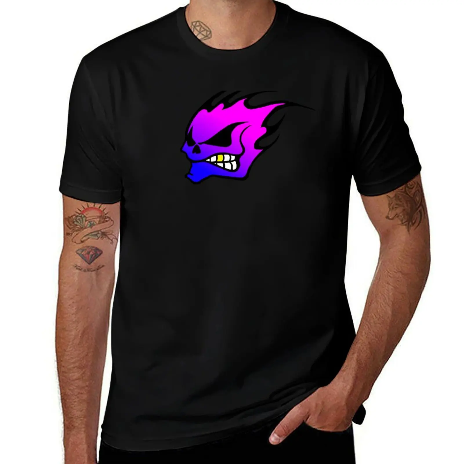 SkullHead Golden Tooth T-Shirt Performance Dry Fit T-Shirt