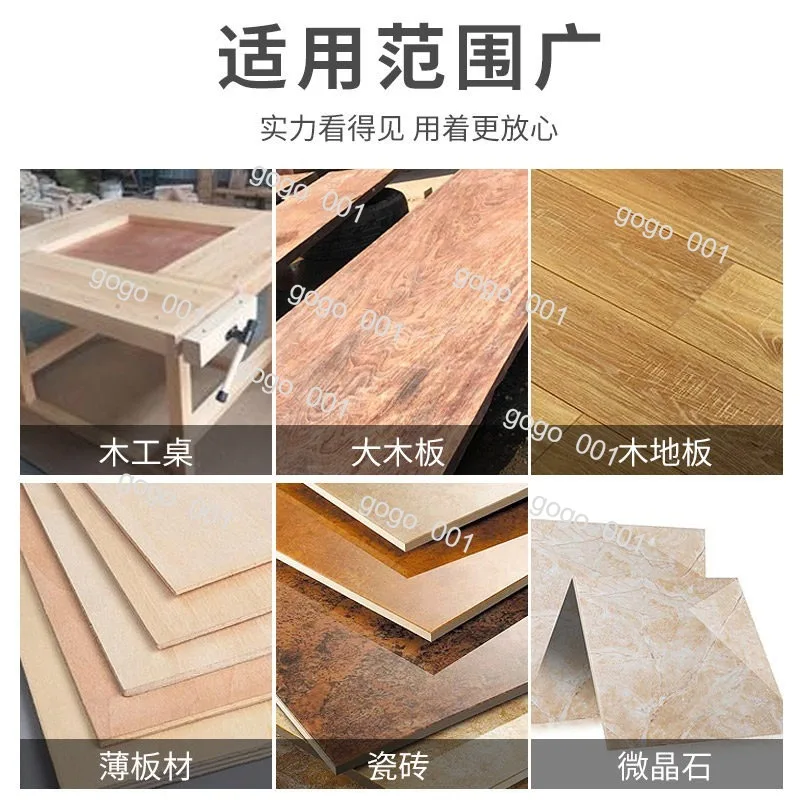 Circular Saw Track Clamp Kit, Aluminum Guide Rail for Straight Cuts, Woodworking Fixture for Sheet Material
