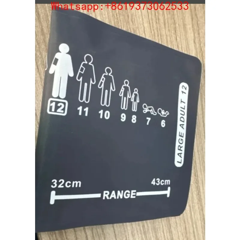 

Многоразовые манжеты Flexiport для измерения артериального давления, 32-43 см, 12 больших размеров для взрослых