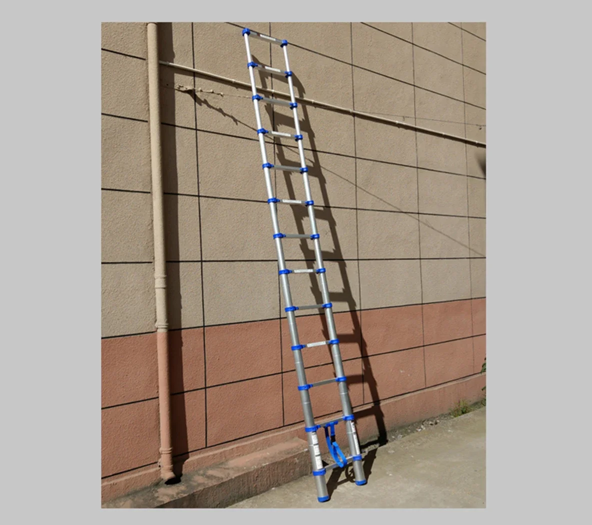 Telescopic Extension Ladder Portable Aluminum stairs Multifunctional folding ladder load 150kg