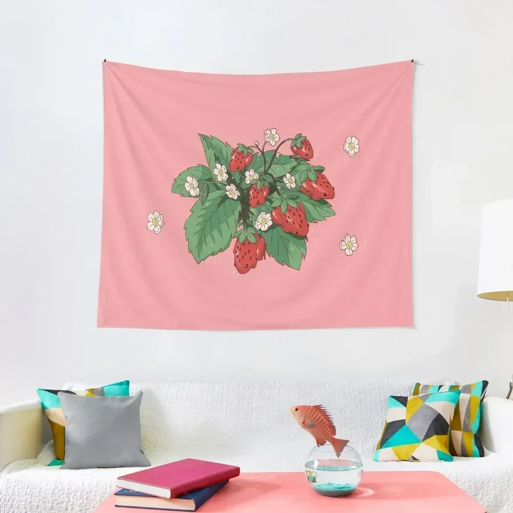 

Strawberry Frog Tapestry Bedroom Decorations Room Decore Aesthetic Tapestry