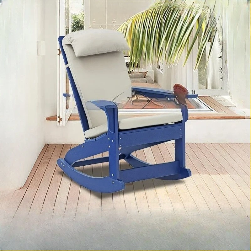 

Wood American Leisure Frog Chair Villa Courtyard Clubhouse Poolside Waterproof Sunscreen Beach Chair