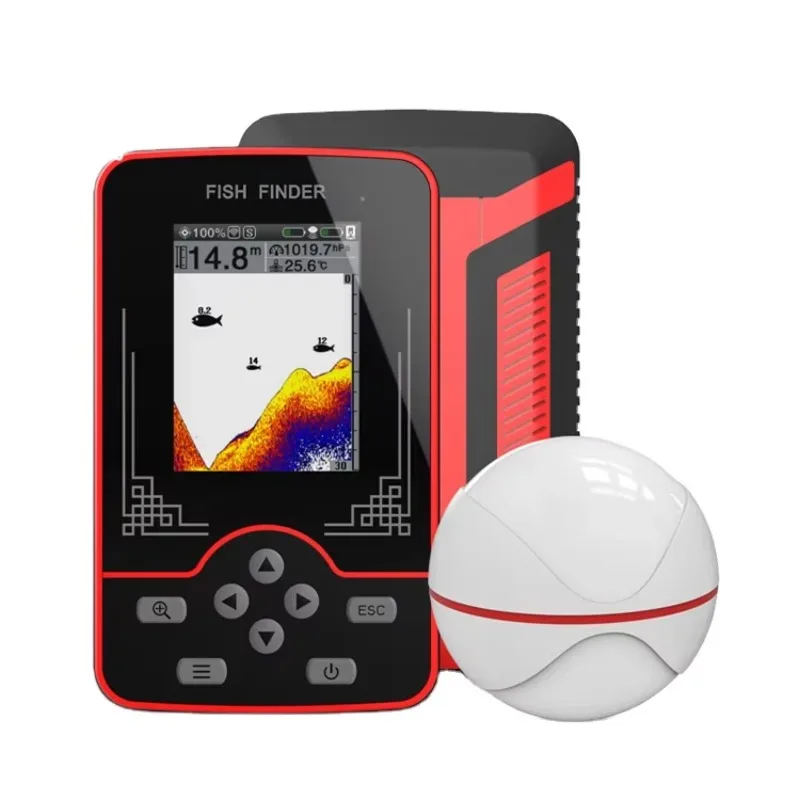 

In Stock Portable Marine Wireless Sonar HD Color Screen Intelligent Detector Waterproof Smart Fishfinder