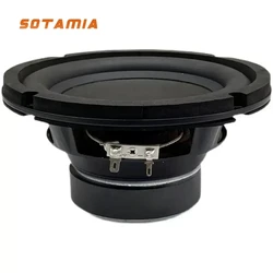 SOTAMIA 1Pcs 6.5 Inch Subwoofer Audio Speaker 4 Ohm 100W Low Frequency Speaker Super Bass Ultra-long Stroke HIFI Loudspeaker