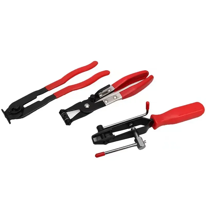 2Pcs Auto Trim Removal Tool Set Clip Pliers Lug Extractor Dust Sleeve Bundle Cage Clamp Fastener Repair Kit