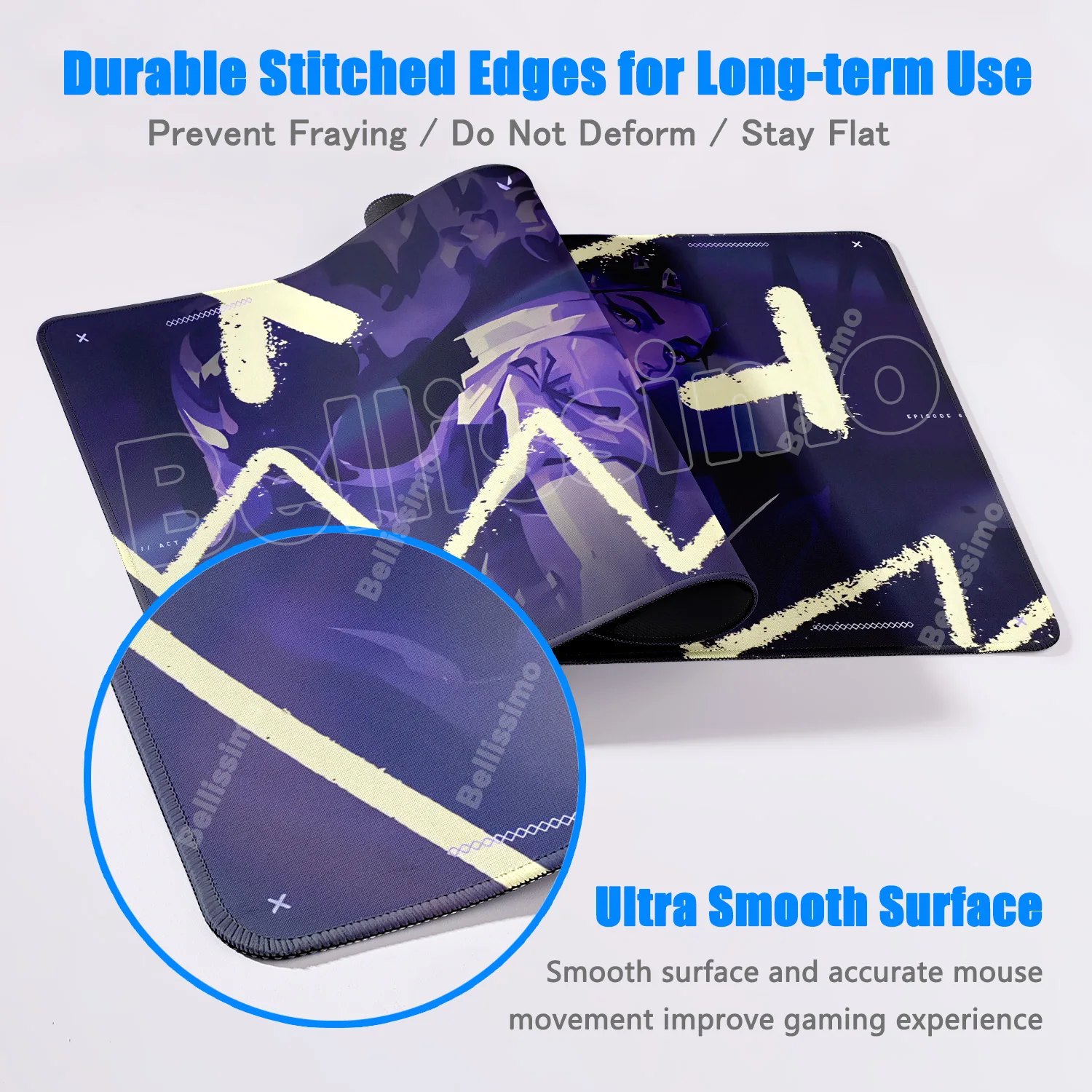 Game Decorate desktop Clove Valorant Mousepad Large PC Accessory Keyboard Desk Mat Gaming Rubber Mouse Pad LockEdge Non-slip Mat