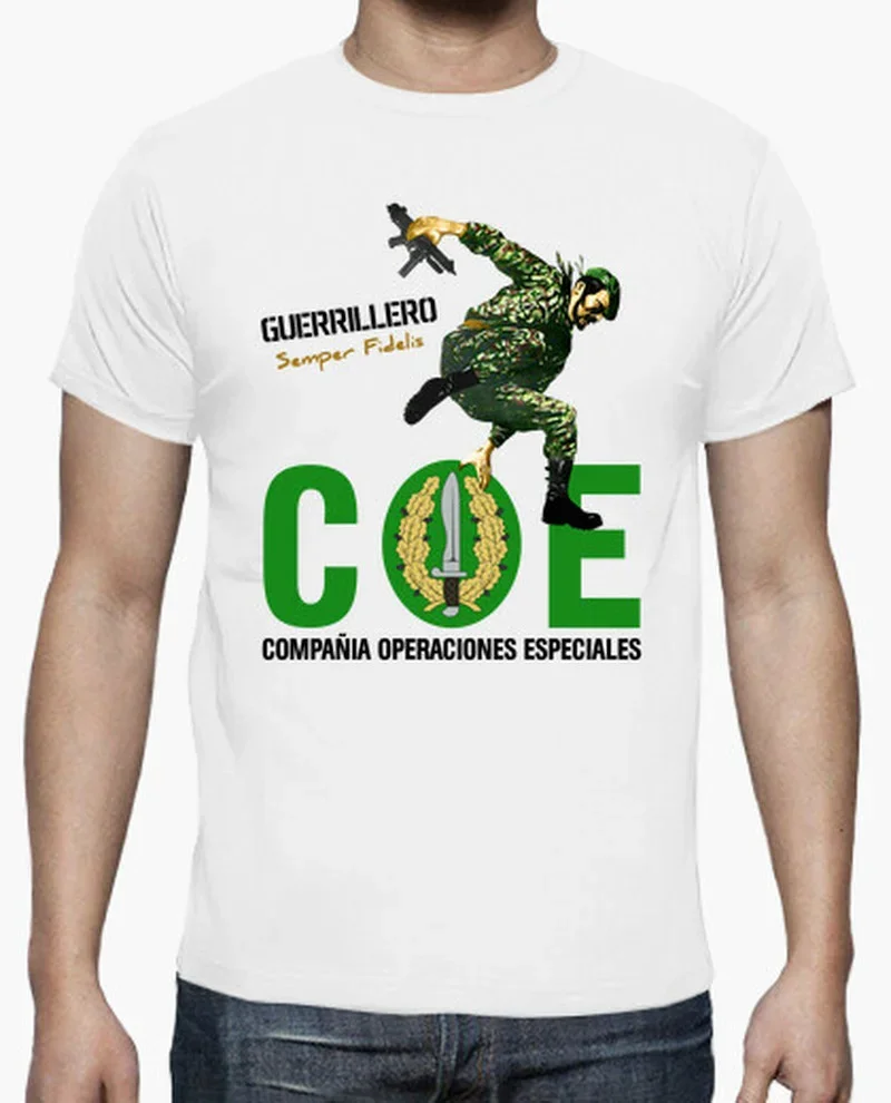 Guerrillero COE Operaciones Especiales Españolas Men T-Shirt Short Sleeve Casual Cotton O-Neck Summer Tees