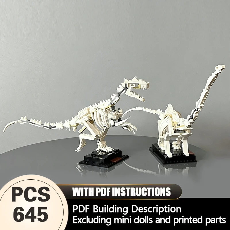 

Creators Animal Series Model MOC Building Bricks Dinosaur Pack Modular Technology Gifts Holiday Assemble Children Toys Suit