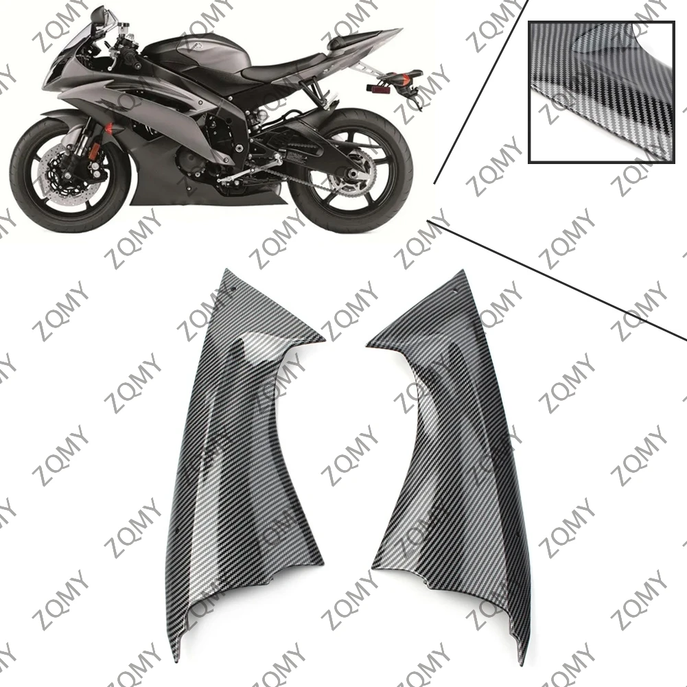 YZF-R6 08-16 Side Air Duct Cover Fairing Parts 2Pcs For Yamaha YZF R6 2008 2009 2010 2011 2012 2013 2014 2015 2016 Carbon ABS