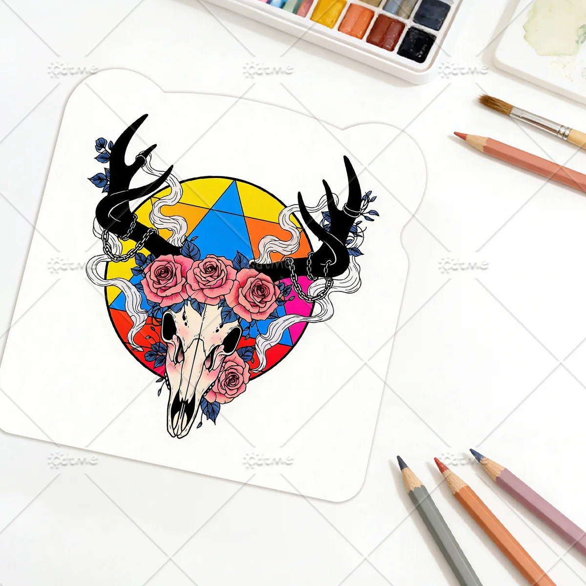 NIGHTMARE ART Malbuch für Erwachsene: Niedliche, gemütliche Tagesaktivitäten und unregelmäßige Muster zur Entspannung (Cozy Spaces Coloring) – Detail 8