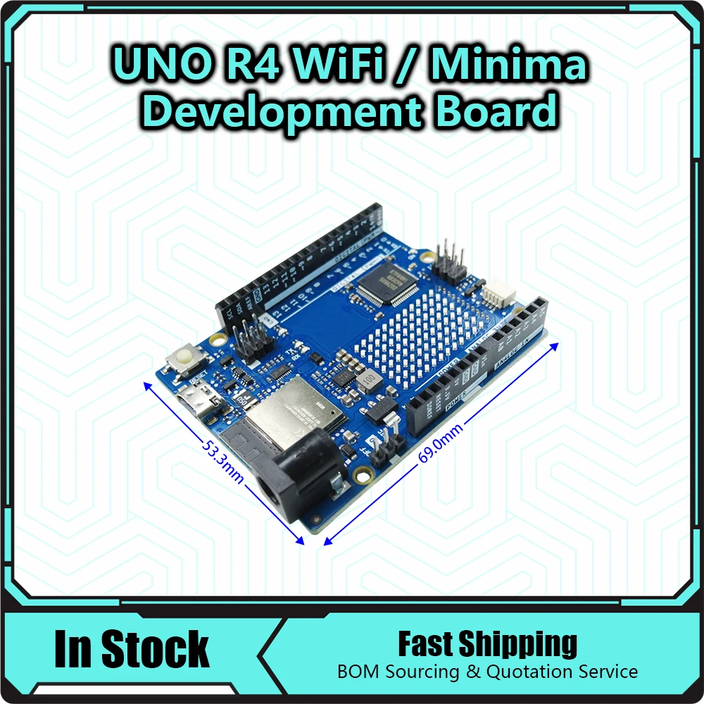 For Arduino UNO R4 Minima ESP32-S3 Type-C USB board WIFI Edition Development Board Compatible Programming Learning Controlle