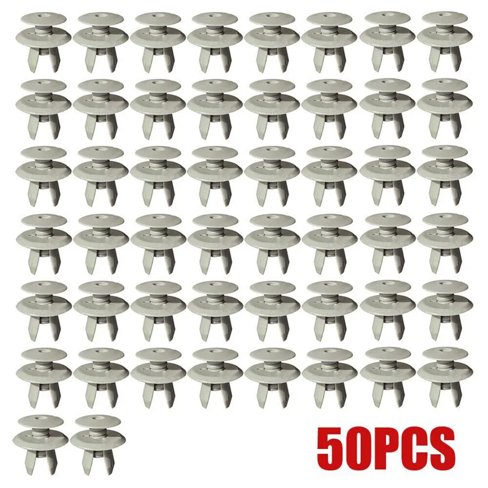 50Pcs Car Trim Panel Lining Clips For T4 T5 Door Panel Holder Grey 701867299 Plastic Holder Clip Car Interior Clips Wear Parts