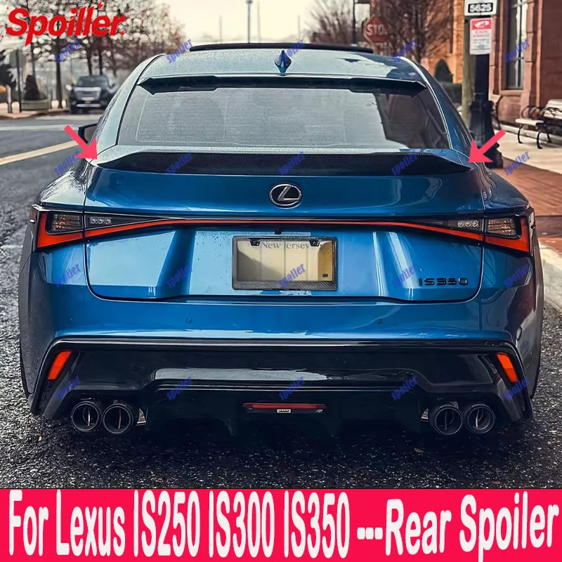 Suitable for Lexus IS 250 IS300 IS350 2021-2026 Luggage Rear Spoiler, Non Perforated Fixed Wing