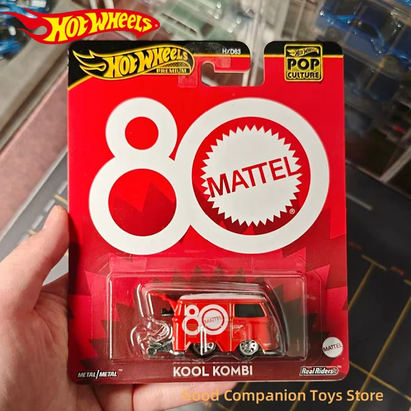 

Hot Wheels HXD63 80-летие Зимняя тележка для дыни Автобус «Kool Kombi» из сплава Модель автомобиля Железная нижняя резиновая шина Коллекционные игрушки