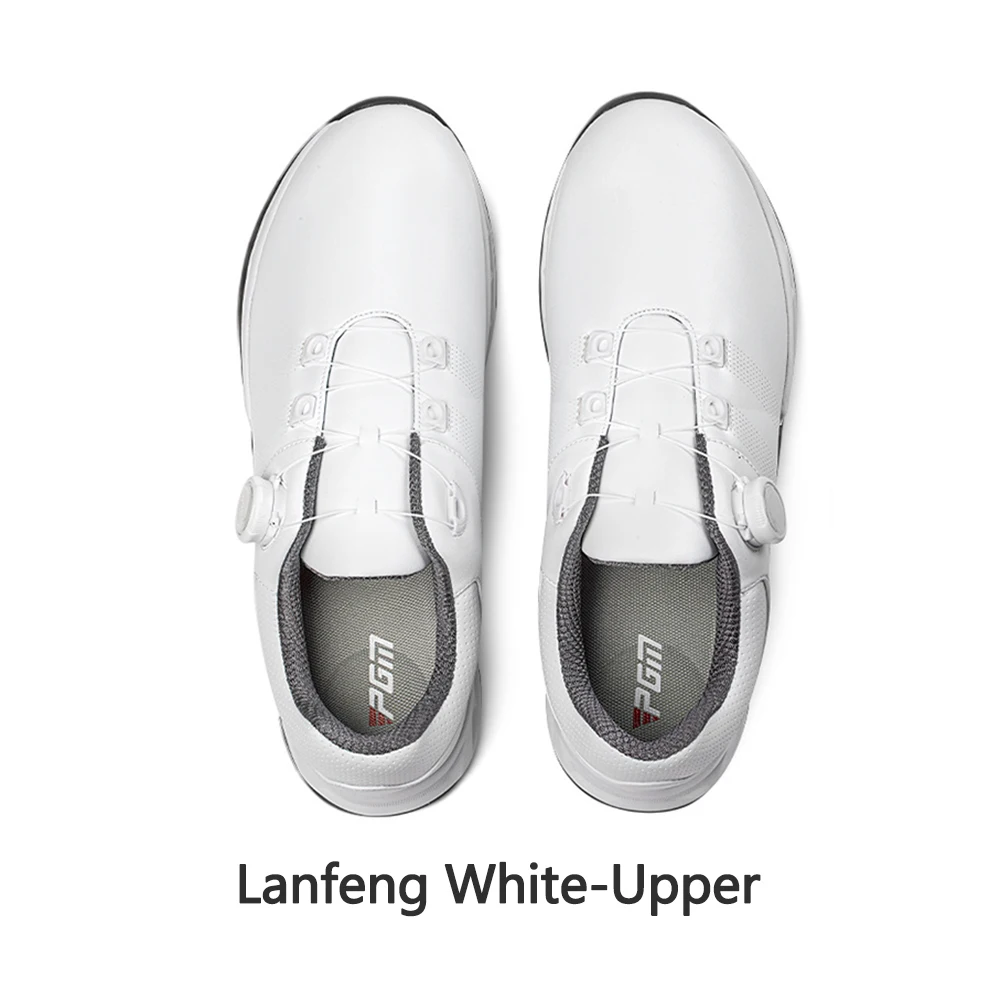 PGM XZ445 Golfschuhe Herren, gepolsterte, stoßdämpfende Sportschuhe, wasserdichte Golfschuhe mit Schnürsystem. – Detail 5