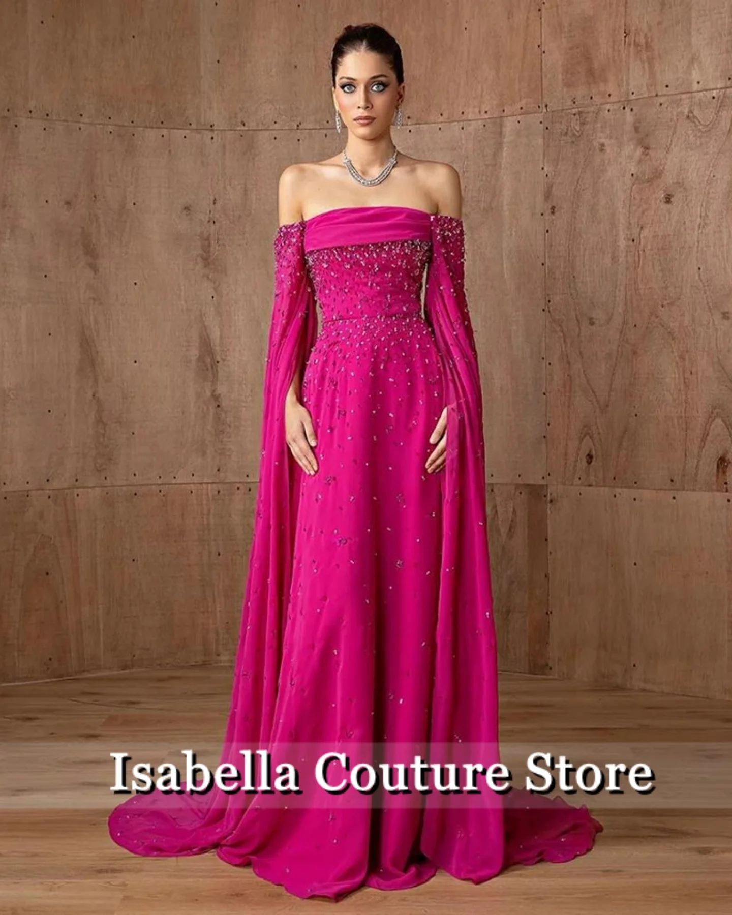 

New Pink Off Shoulder Strapless Saudi Arabia Luxury Evening Dresses 2025 Wedding Gown فساتين سهرة Long Prom Dress Customized