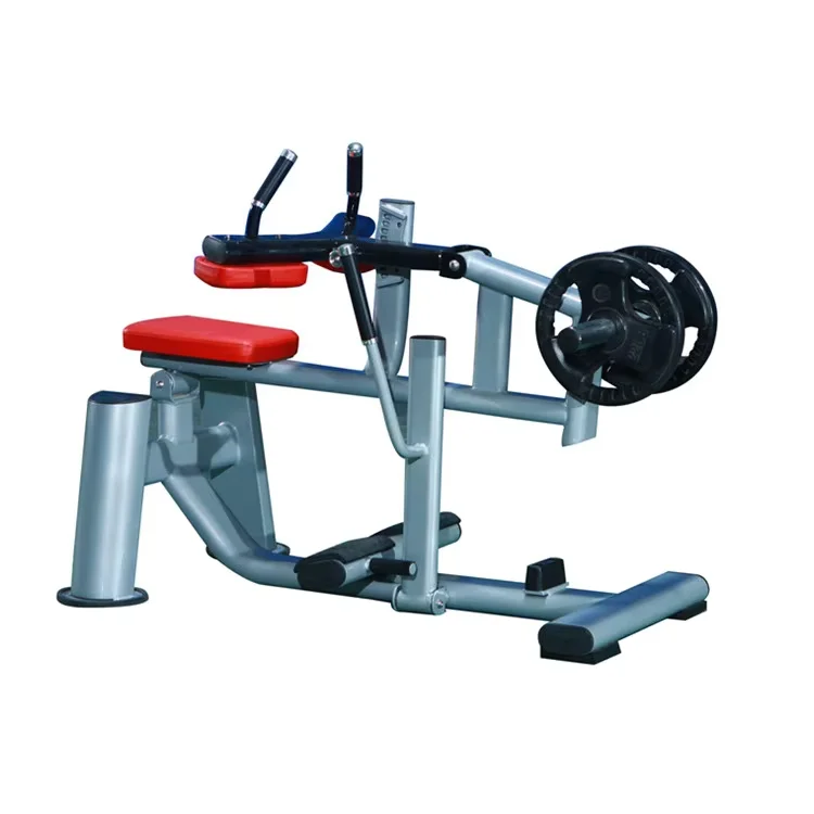 Equipo duradero para levantar pantorrillas sentado con resistencia ajustable, ideal para el desarrollo de los músculos de la parte inferior de las piernas