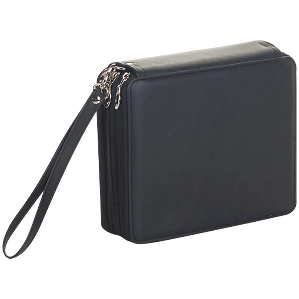 

120 Color Pencil Case Sketch Bag Drawing Storage ganizer Cardboard Student Stationery Portable Strap Long Lasting Quality Zipper