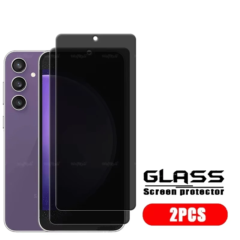 

1-2Pcs Privacy Screen Protector For Samsung S24 S25 Ultra S23 S22 S21 S20 FE S10lite A55 A54 A53 A35 A34 M34 Anti-Spy Glass Film