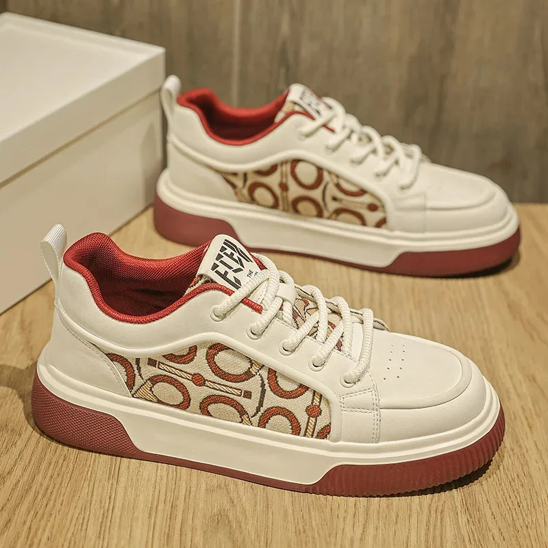 

Fashion Men'S All Match Casual Small White Board Shoes Sneakers