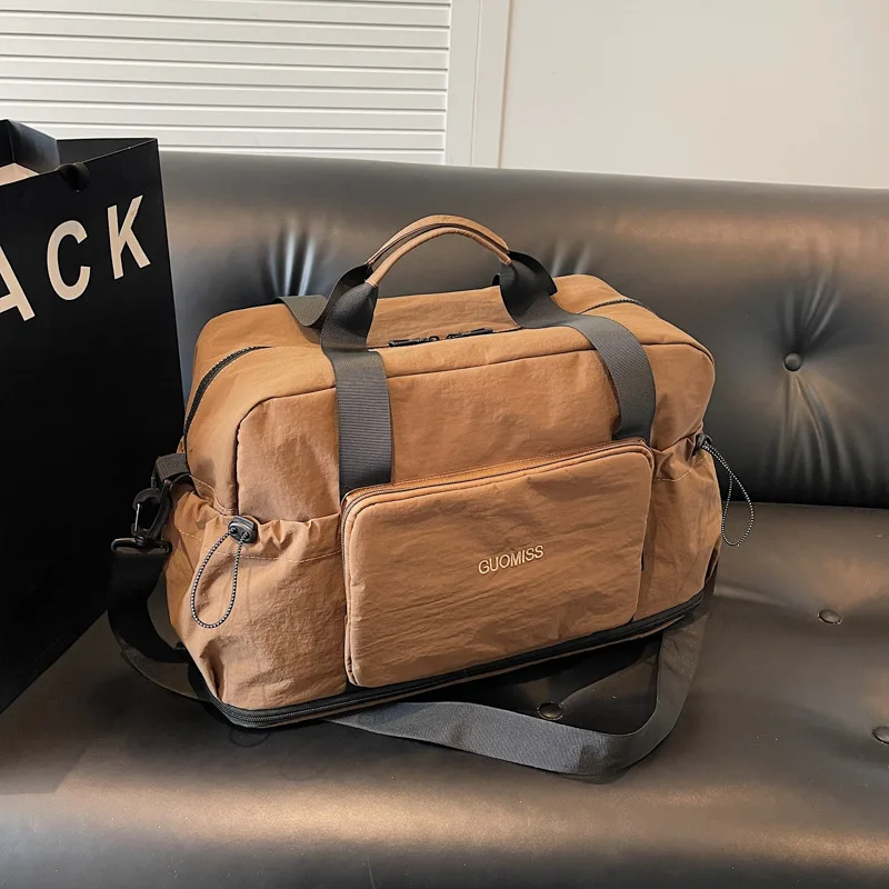 Handbag Lightweight Expandable Travel Bag Large Shoulder Bag Foldable Gym Bag Business Trip Short Handbag Lightweight