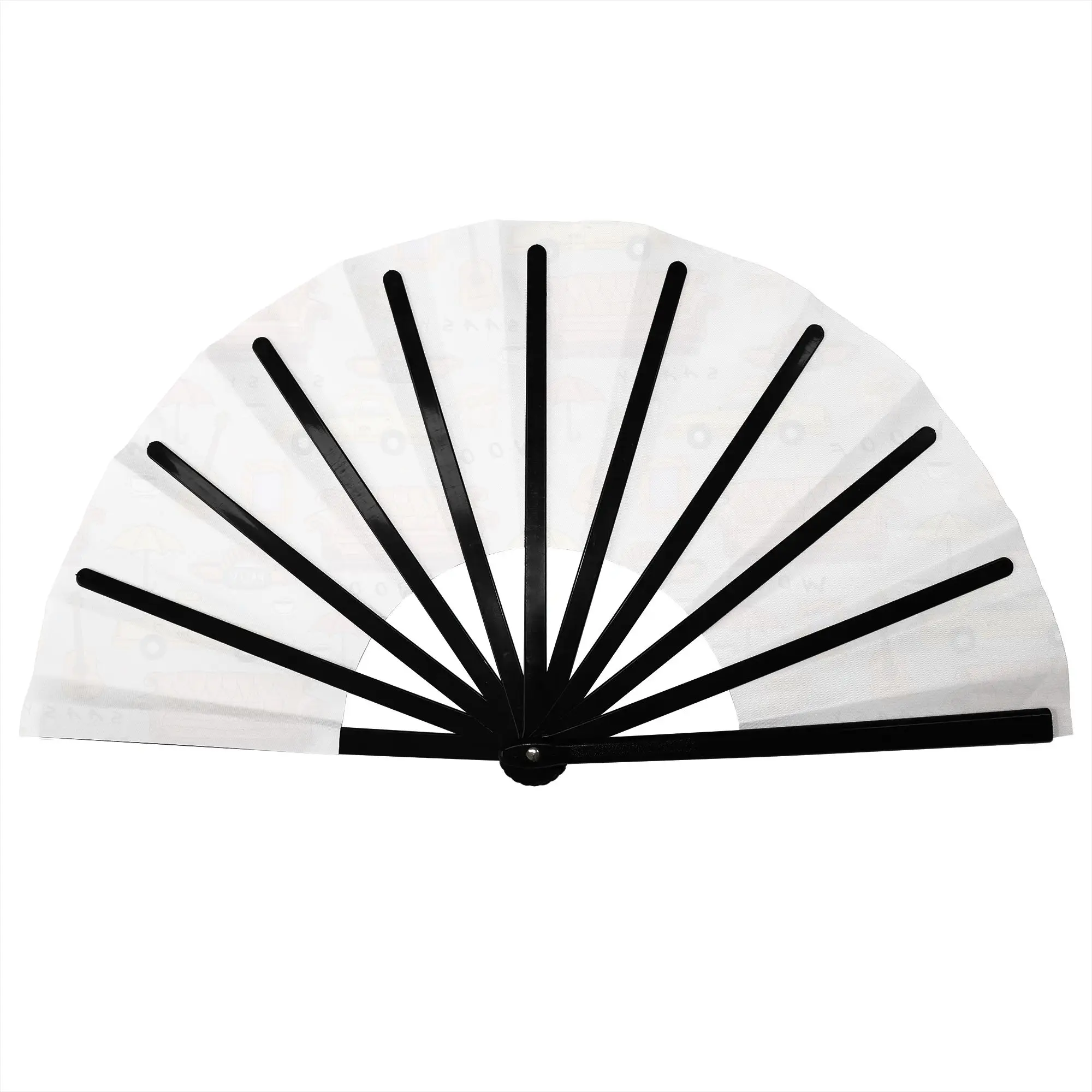 Funny Friends Collage Traditional Folding Fan Chinese Style  High-Quality Polyester Fans Gift  Exquisite Decorative Hand Fan