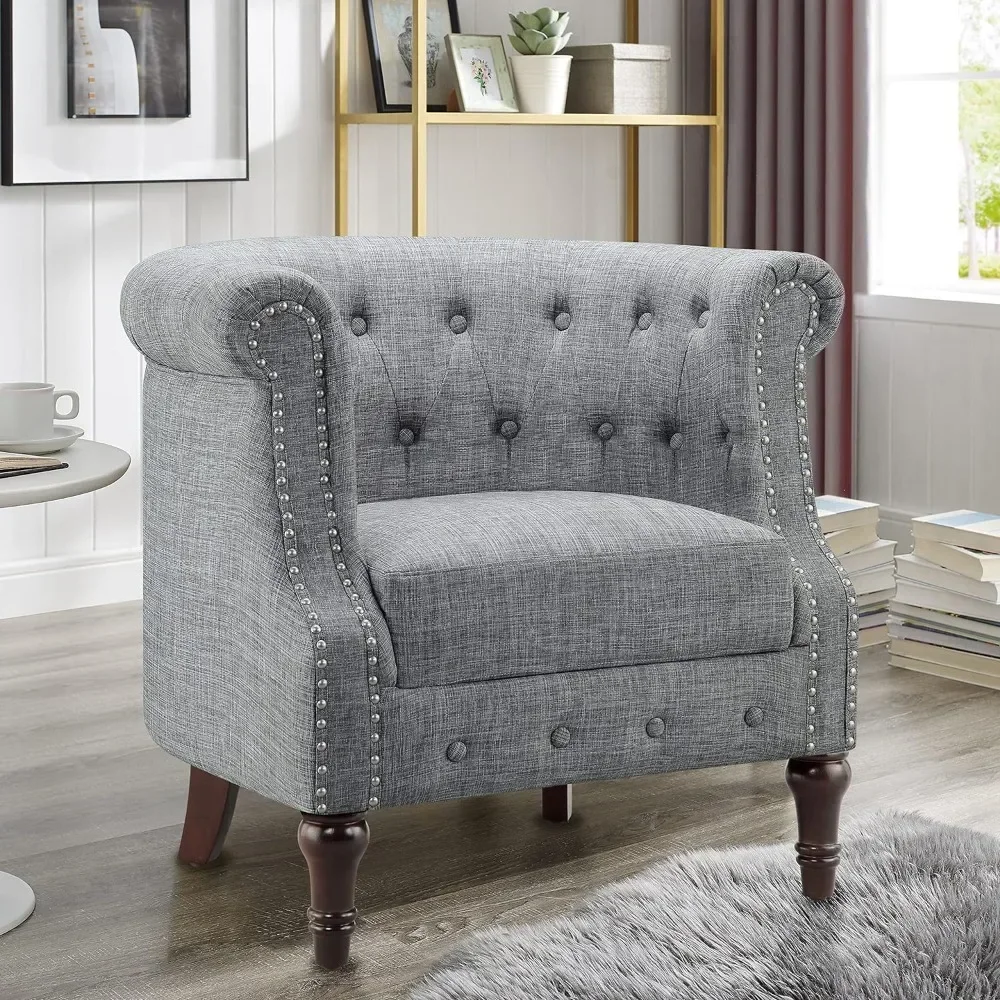 

# l Barrel Chair, 32" H x 28" W X 29" D, Living Room Chair, Leisure Chair, Suitable for Living Room and Bedroom