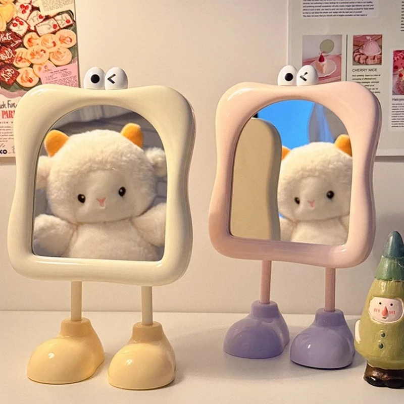 

Design Aesthetic Mirror Wall Bathroom Makeup Compact Mirror Standing Women Ozdoby Do Pokoju Home Decoration Accessories