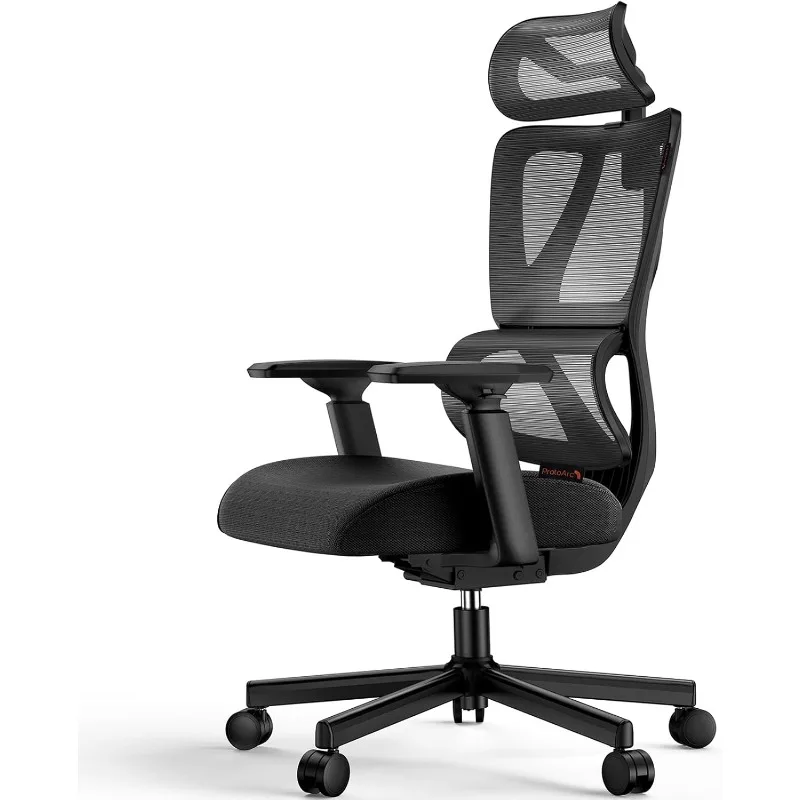 

Ergonomic Office Chair with 30% Thicker Saddle Shaped Spring Cushion, Adaptive Lumbar Support, for Home Office