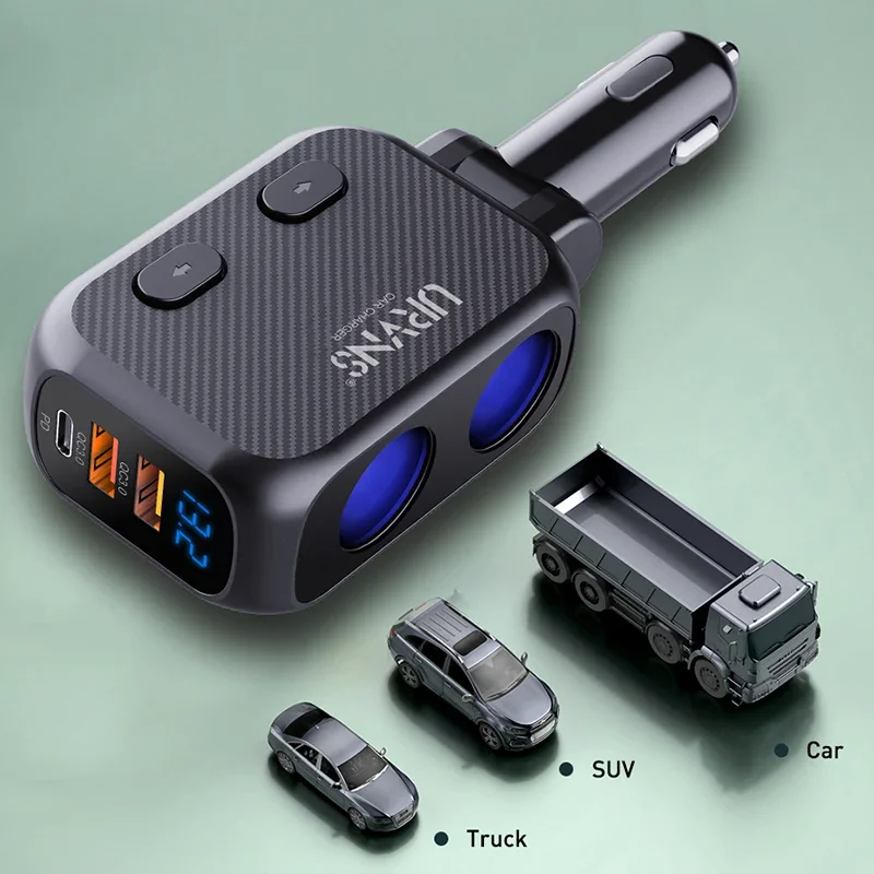 Splitter per accendisigari PD20W per caricabatteria da auto USB per telefono/pad/GPS/tablet PC