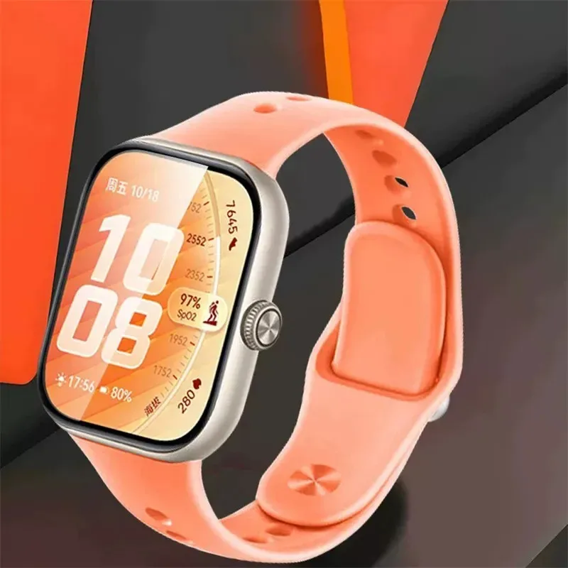 Skinlee For Huawei Watch Fit 5 Pro Curved screen fully coated steel film For Huawei Watch Fit 5 Pro Tempered protective film