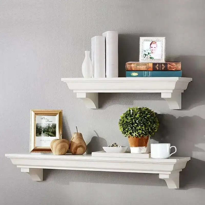 

Wall Repisas Display Stand Bedroom Storage Corner Box Nordic Shelves Wooden Living Room Bathroom Plant Repisa Room Decoration