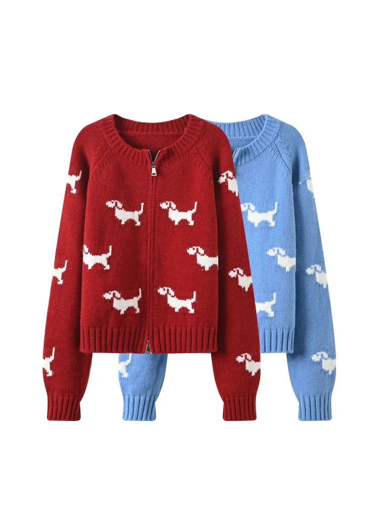 

Свободный вязаный свитер с длинными рукавами и круглым вырезом для женщин больших размеров, осенне-зимний, новый, повседневный, универсальный, элегантный топ