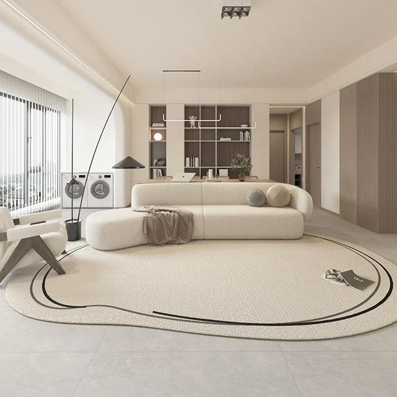 

Living Room Rug Home Decoration Soft Machine Washable Carpet Bedroom Bedside Non-slip Floor Mat Lounge Large Area Rugs Irregular
