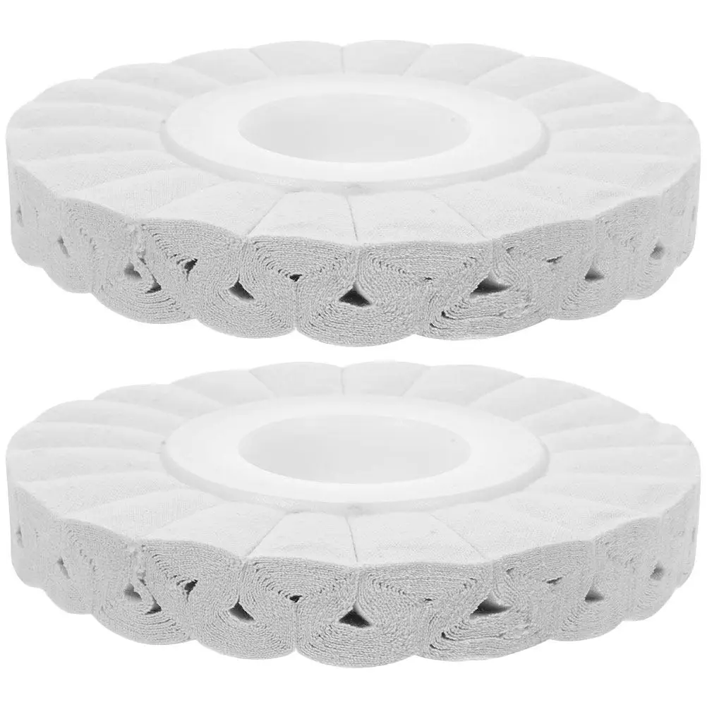 2Pcs Edge Banding Machine Cloth Wheel Sturdy Polishing Buffing Wheel for Stainless Steel Copper Aluminium Metals Ceramics