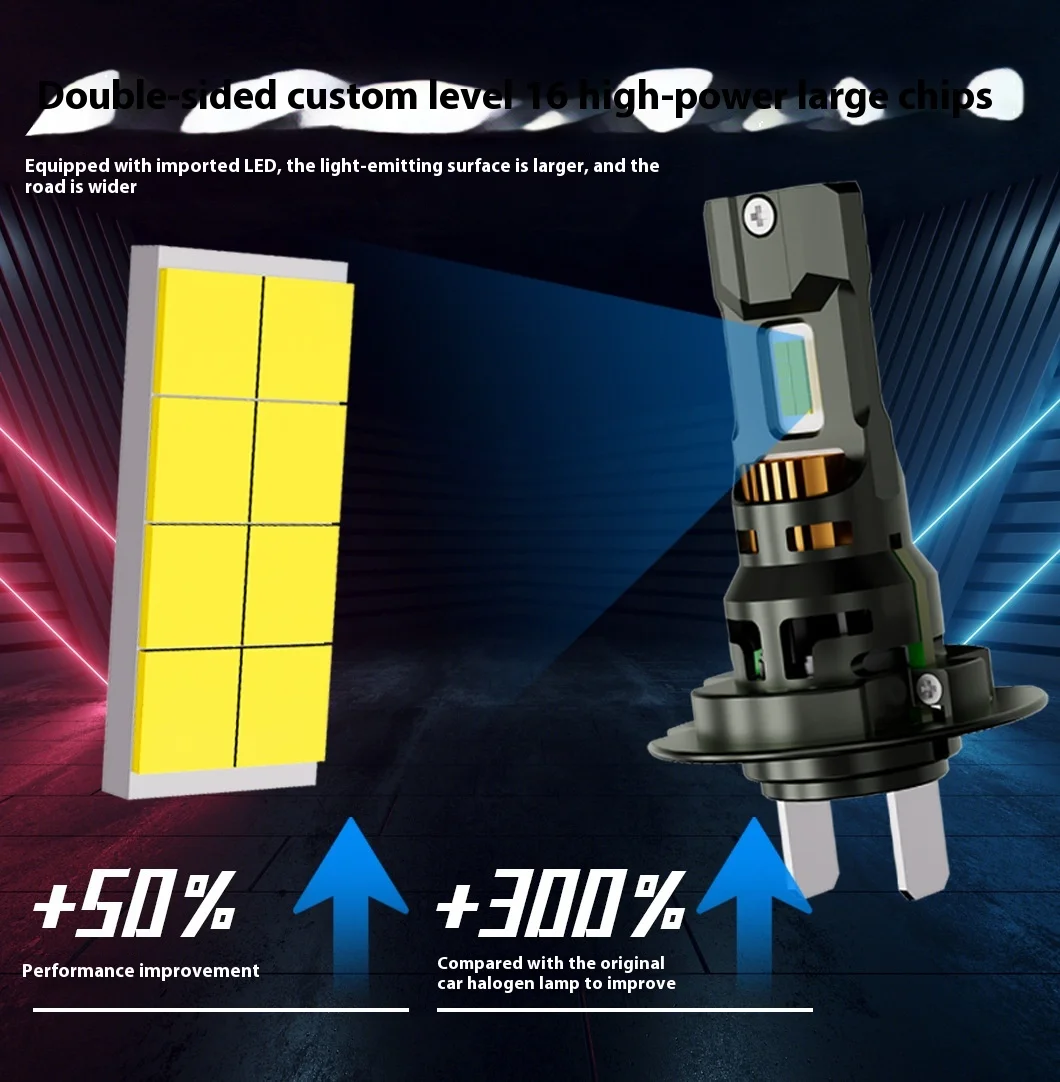 ZTZPIE Top 6500K 300W 30000LM H7 H11 H4 6005Hb3 9006 Hb4 1:1 Led Headlight Bulb Car Fog Light 12V Canbus  Auto Headlamp image 3