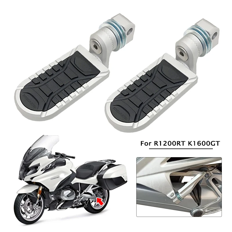 

R1200RT K1600GT Rear Rotatable Foot Rests Foot Pegs Pedal Fit For BMW R 1200RT R1200 RT K1600 GT K 1600GT 2005-2021 2019 2020