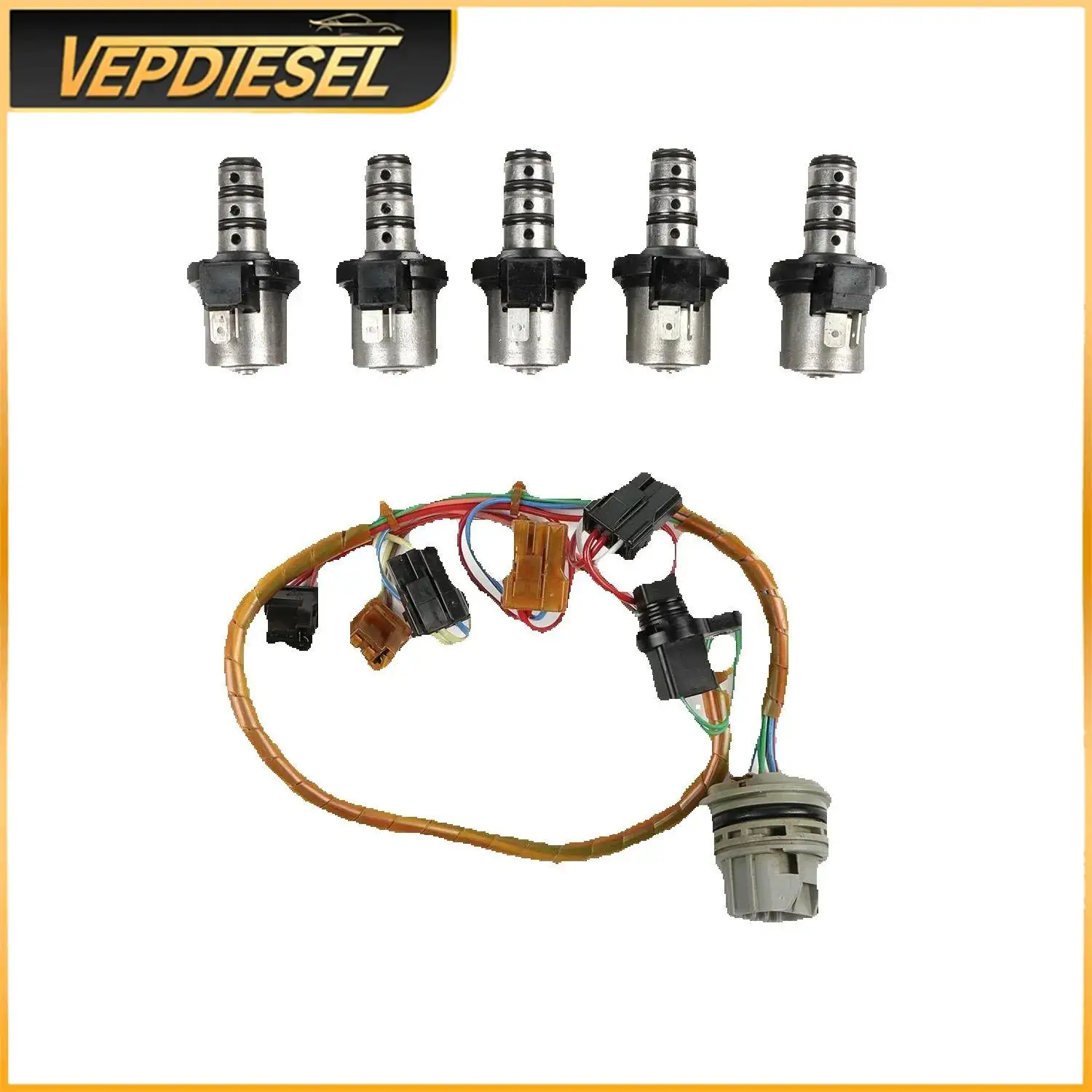 

F4A41 F4A42 Transmission Solenoid Valve Kit for Mitsubishi Kia Forte Optima Soul 1996-On