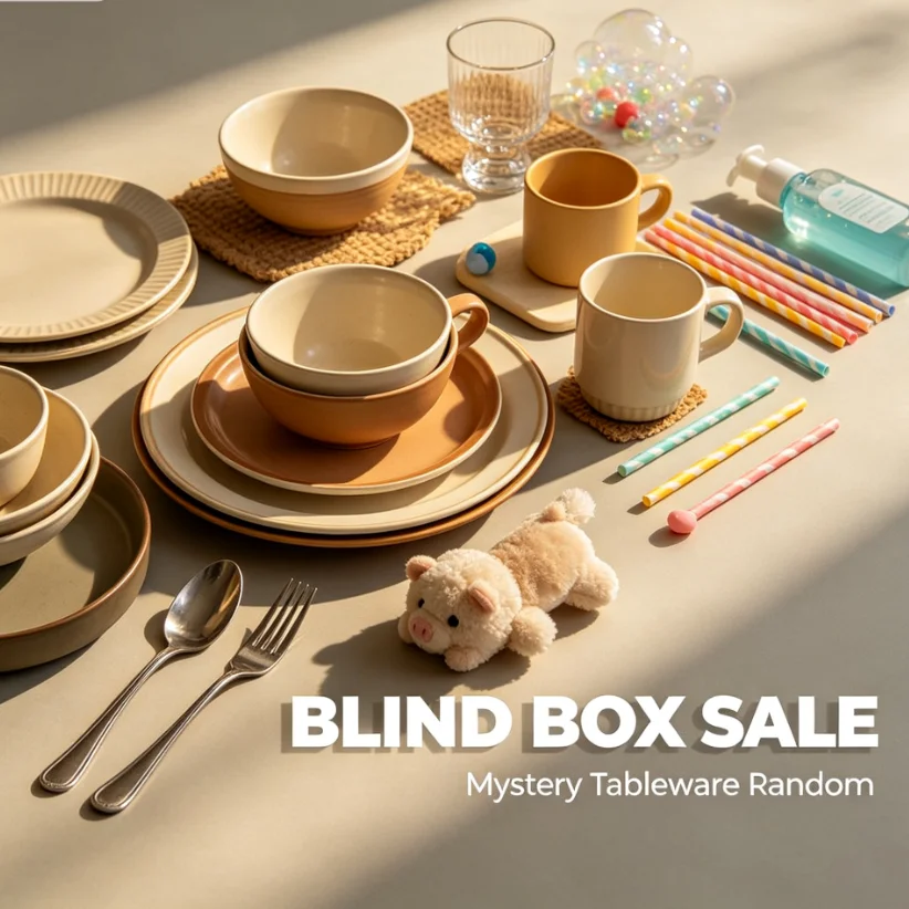Small Surprise Tableware Blind Box Random Mystery Household Tabletop Blind Box