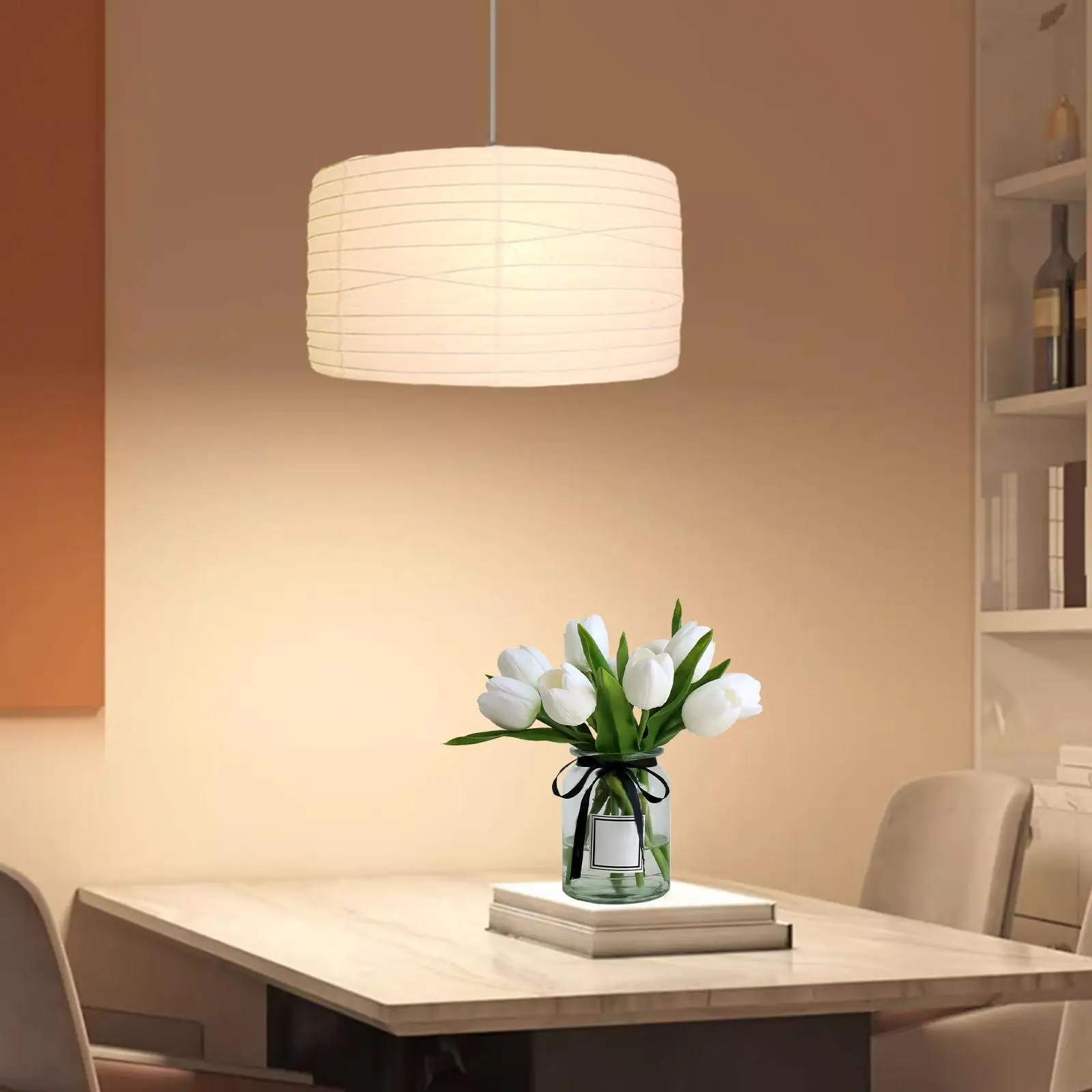 Pendant Light Modern Easy to Install Decorative Bedside Ceiling Light on/Off Switch for Bars Cafe Hallway Reading Room Galleries