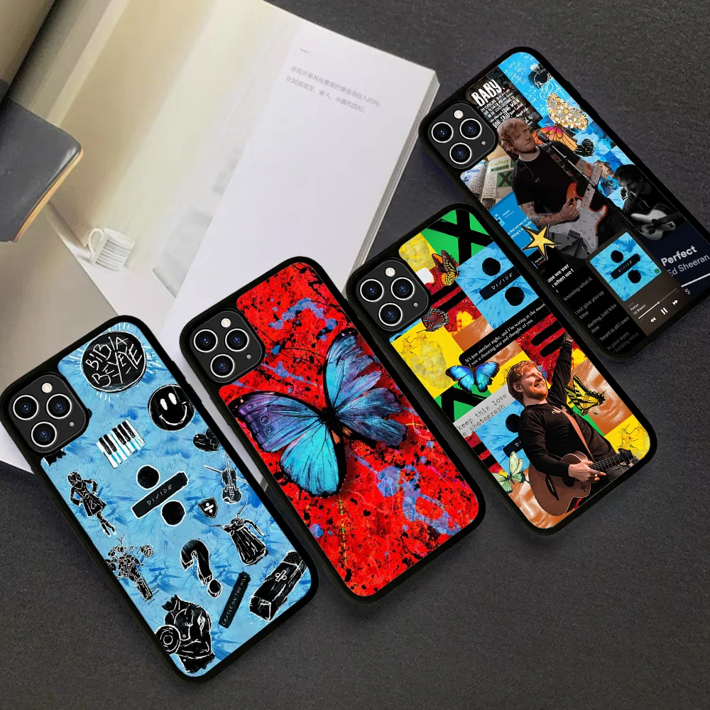 

E-Ed S-Sheeran Hot Singer Phone Case Silicone PC+TPU For Samsung S10 20 30 22 23 24 Plus Lite Ultra Cover