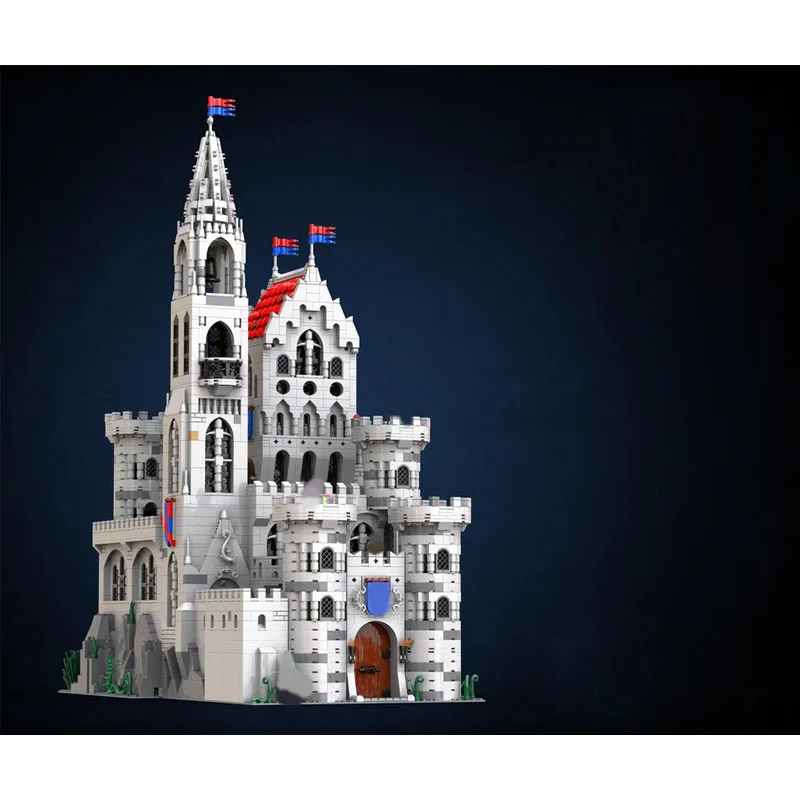 Building Blocks MOC-193221 King's Castle Architecture Construction Assembly Model 3939PCS Children Birthday Gifts Christmas Toys