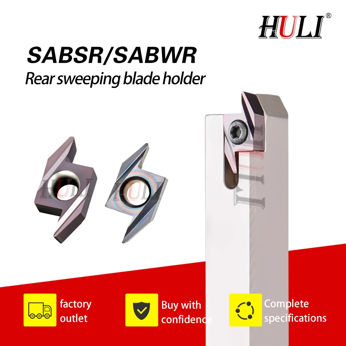 

Серия ABS Почвенная машина Задний подметальный нож Задний автомобиль Мелкие детали Молния Стеклоочиститель ABS15R4005 Токарный станок с ЧПУ Режущее лезвие Токарный инструмент