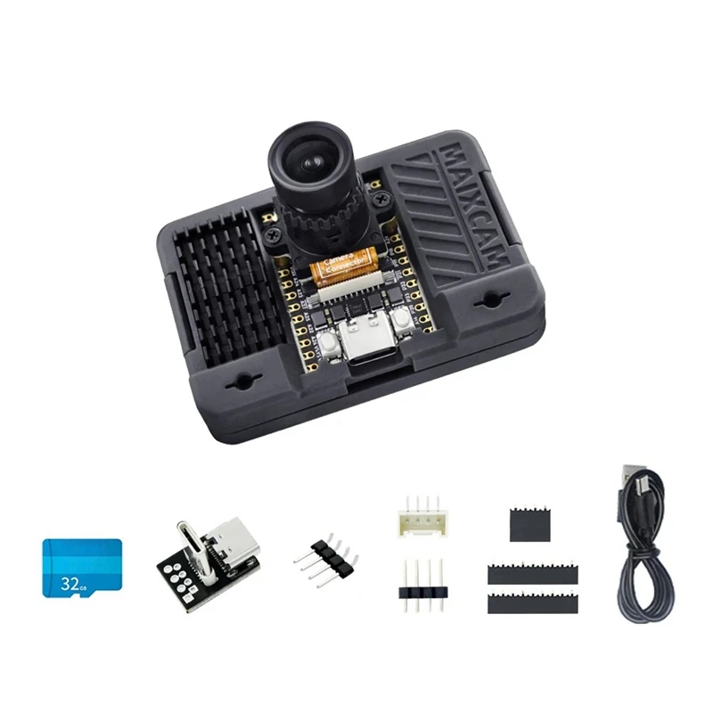 

Maixcam Development Board Kit NPU RISCV AI Visual Audio Serial Port WIFI6 SG2002 With 4MP Camera Support Python/C++