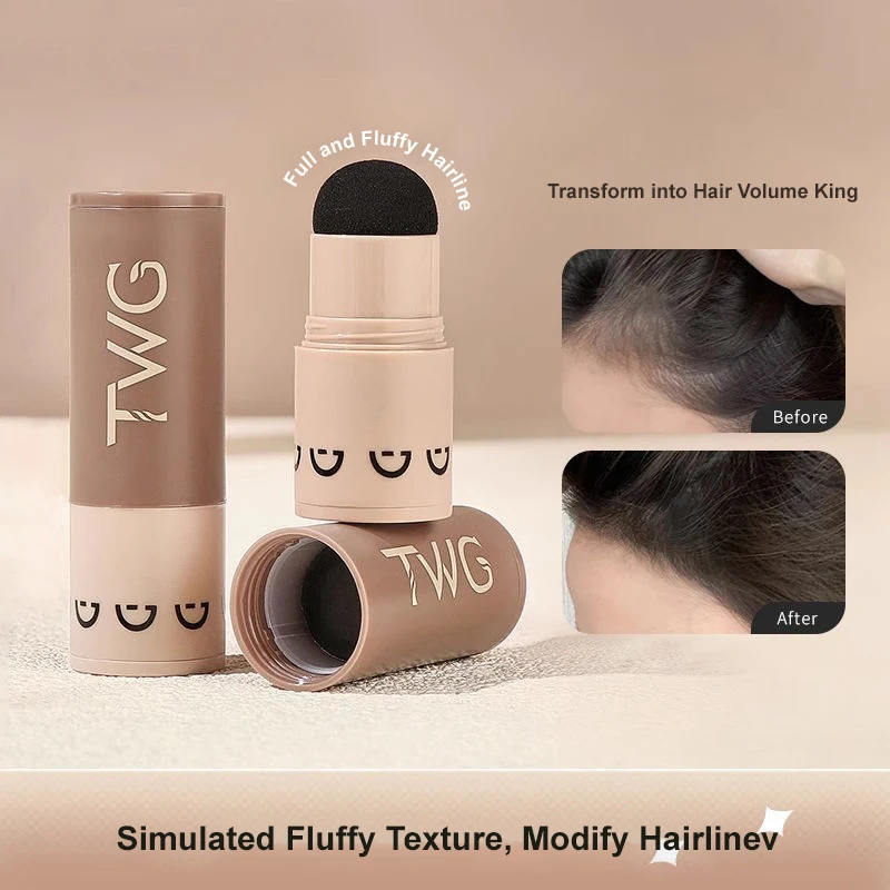 Gray Brown Hairline Dye Contour Stick Hairline Repairing Pen Waterproof Hair Root Edge Coverage Natural Eyebrow Filling Pencil