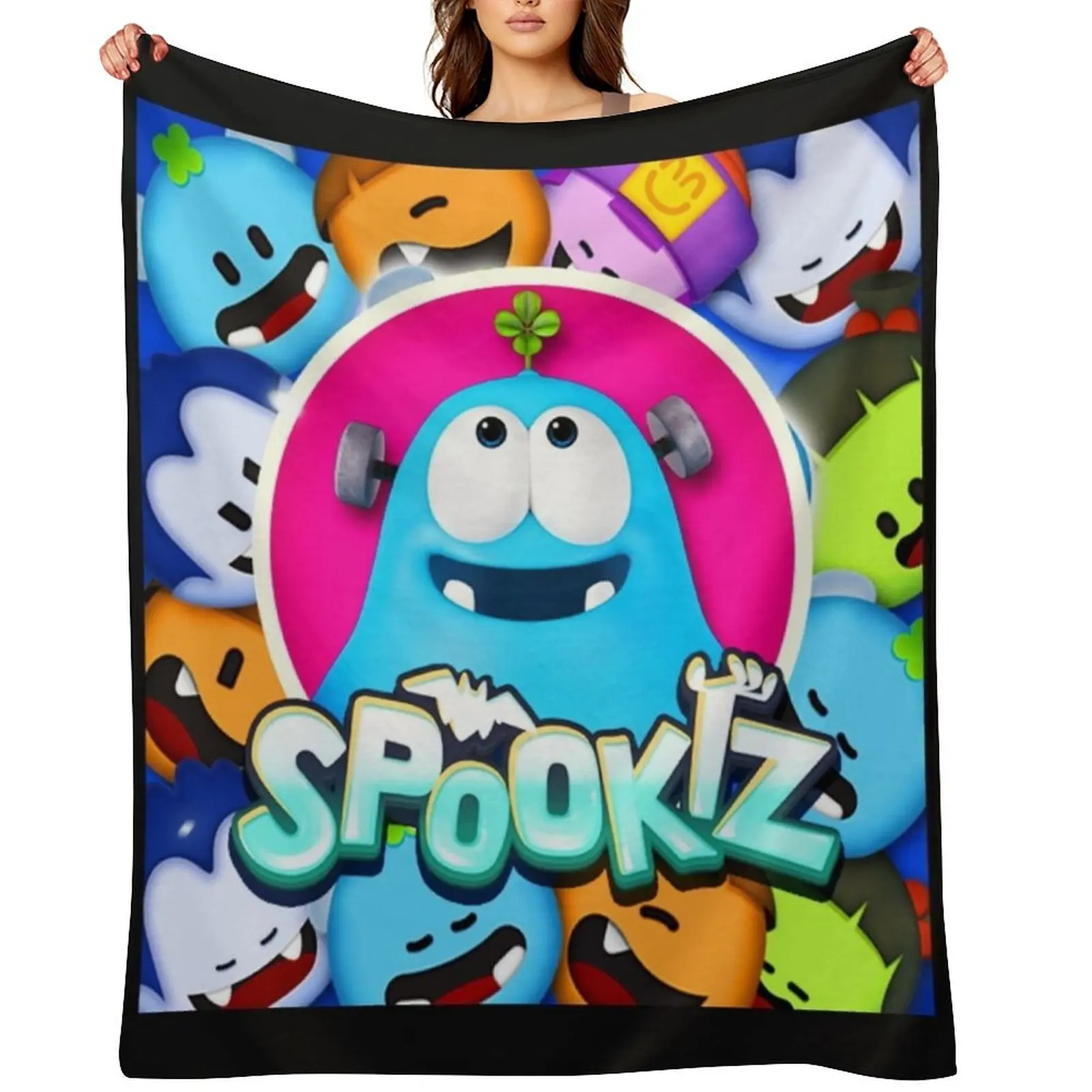 

Spookiz costume spookiz kids shirt gift for fans Throw Blanket Vintage For Sofa Thin Hair christmas gifts Blankets